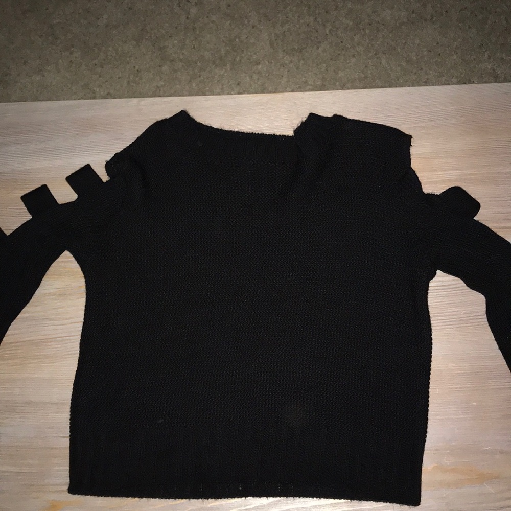 long sleeve crochet sweater!